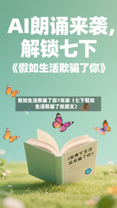 假如生活欺骗了你7年级（七下假如生活欺骗了你原文）-第1张图片