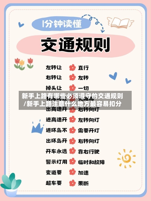 新手上路有哪些必须遵守的交通规则/新手上路注意什么地方最容易扣分-第1张图片